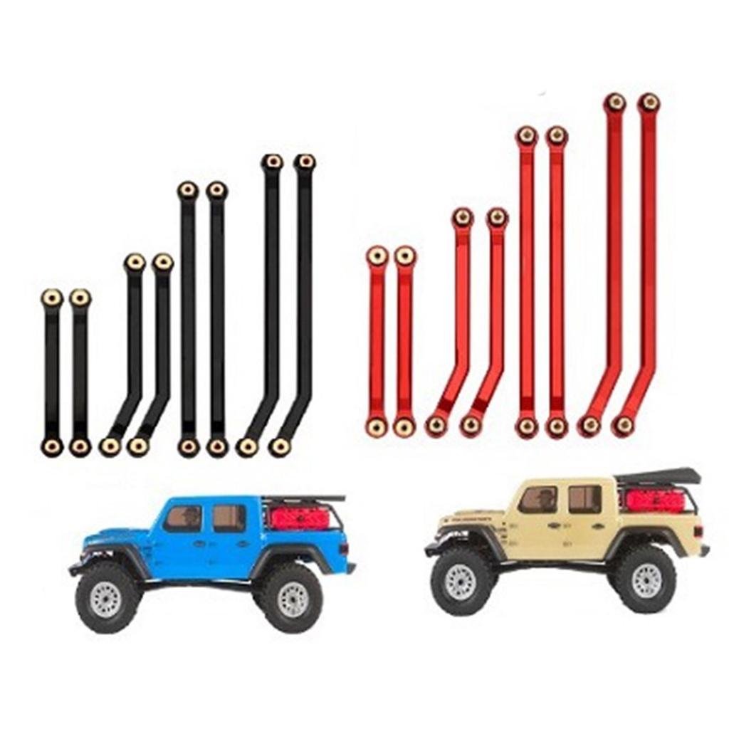 Upgraded Links Suspension Kits For 1/24 Remote Control OffRoad Model Vehicle Part Enhances High Clearance and Durability