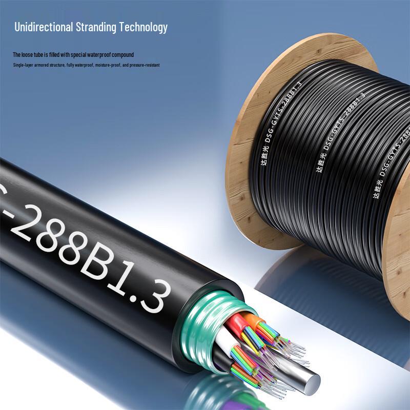 Dasheng Light Outdoor 288-Core G.652D Single-Mode Fiber Optic Cable