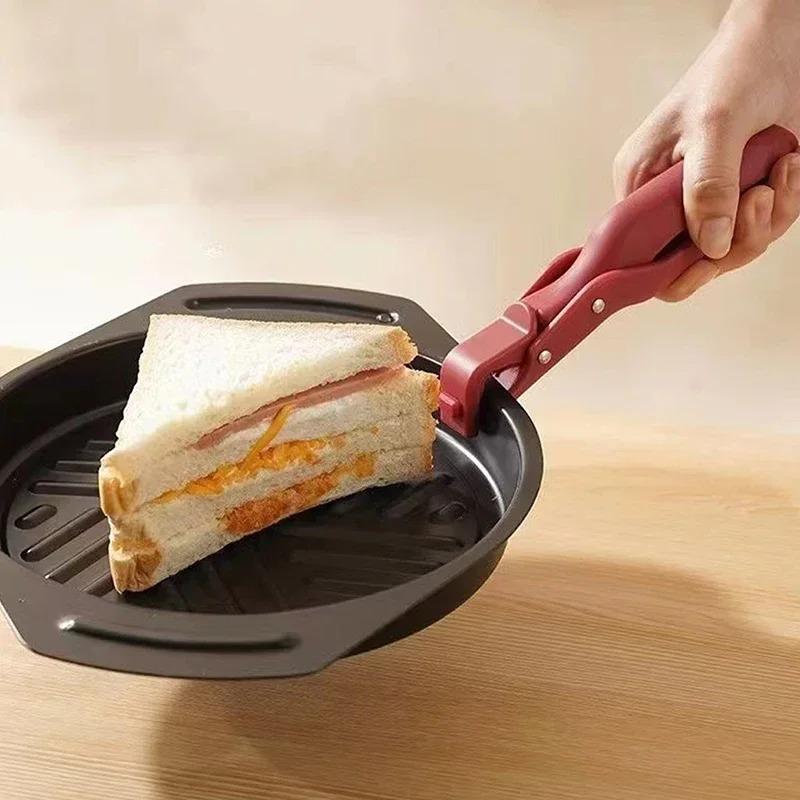 New Silicone Multi-Function Anti-Scald Bowl Clip Heat Resistant Gripper Tongs with Non-Slip Coating Cookware Handles