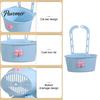 Kitchen Gadgets Storage Sink Filter Basket, Strainer, Hanging Drain Basket for Faucet, Dish Soap Holder No Drill Installation, Hole Design Washing
