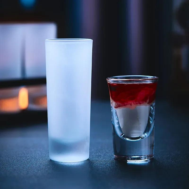 Vodka Glasses 2.4 Oz, Set of 6, Heavy Base Shot Glass Cups Small Drinking Glasses Tequila Shot Glasses for Vodka Whiskey