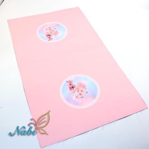 SMTA 29*49cm Knitted Fabric Cotton The Cloth Tissu Au Metre Flowers Embroidery Patchwork DIY Fabrics  1pcs Rayon Thicken