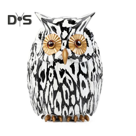 

Граффити Сова Фигурка Сова из смолы Украшение для рабочего стола Многоцветная статуя Совы для дома Подставка под телевизор Офисная книжная полка Украшение стола D