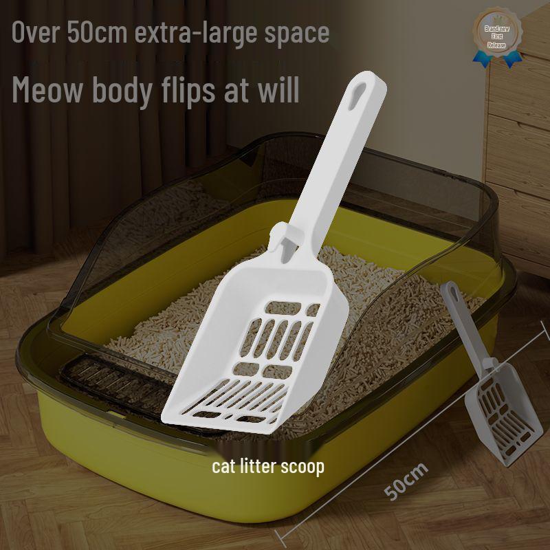 

Компактный лоток для кошачьего туалета с открытым верхом и высокими бортиками для котят, защищающий от брызг Default