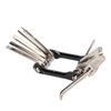 Bike Repair Tool 11 in 1 Light Folding Tool Durable Easy Carry Daily Operations Bike Wrench SetBlack