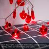 String Lights For Valentine's Day, Heart-Shaped LED Decor With Eight Lighting Modes, Auto Timer Function For Hassle-Free Festive Moods