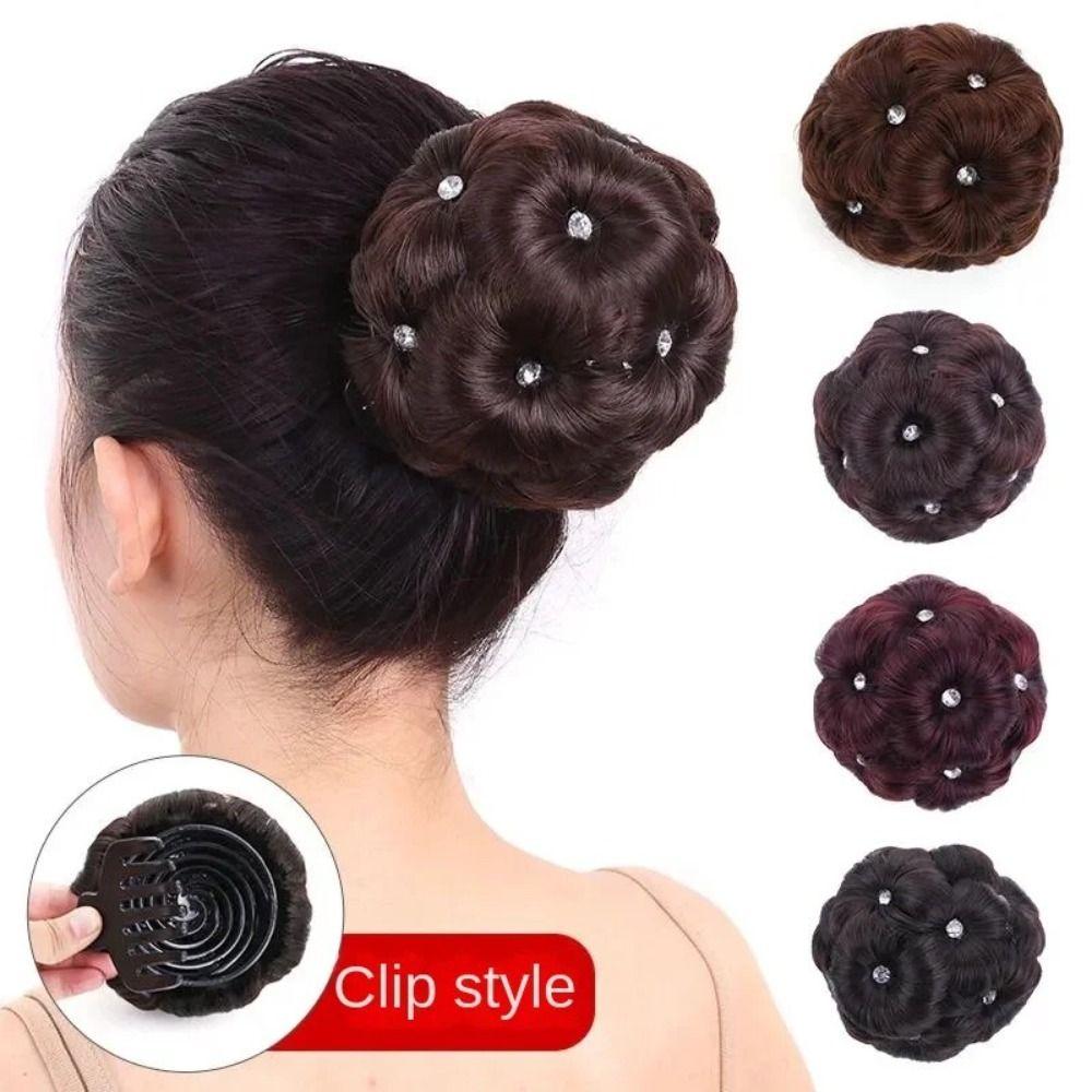 Elastic Hair Clips Wig Synthesis Hairpiece Claw Clip Fashion Hair Accessories