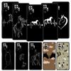 Animal Art Horse Phone Case For Xiaomi Redmi Note 13 12 5G 11 10 Pro Plus 4G 9S 9 8 7 9T 13C 12C 10C 9C 9A Soft Silicone Cover
