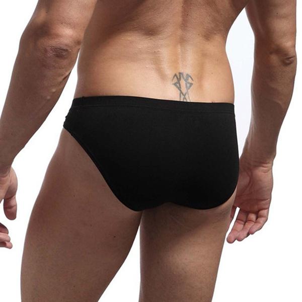 Men's Underwear Pouch Briefs Bikini  Low Waist Breathable Male Panties