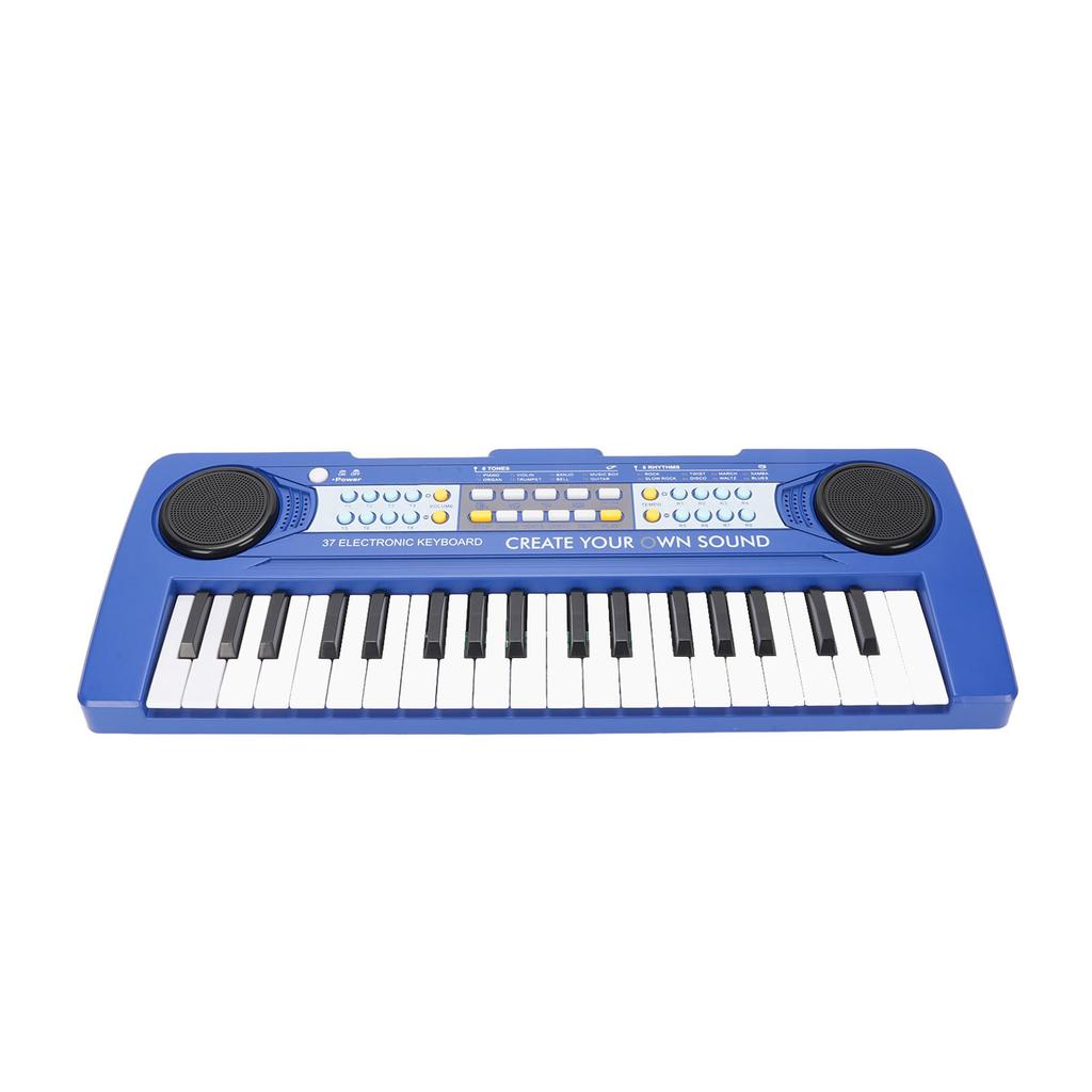 Portable Piano 37 Keys 8 Tones 8 Rhythms 6 Demo Songs Electronic Keyboard Kit for Beginner Kids