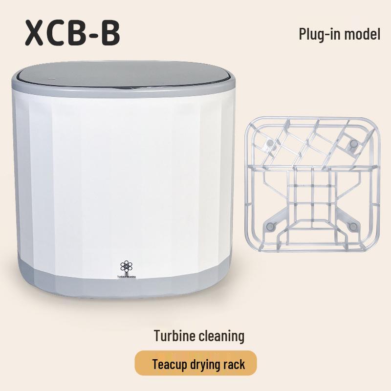Kung Fu Portable Rechargeable Teacup Washing Machine - Fully Automatic for Tea Stain Removal