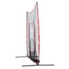 7x7 Ft Baseball Softball Practice Net, Portable Baseball Training Net for Hitting Batting Catching Pitching, Backstop Baseball Equipment with Bow
