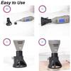 5/3Pcs Wood Carving Locator Set Rotary Drill Bit Milling Cutter Guide Attachment Fit Dremel Portable Woodworking Grooving Tools