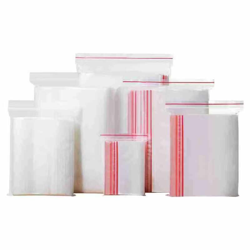 Transparent PE Self-Sealing Ziplock Bags