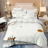 Set da letto a tre pezzi con stampa digitale 3D copripiumino federa biancheria da letto quattro stagioni universale singolo doppio copripiumino