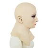 2025 Halloween Costume Cosplay Props Masquerade Party Latex Mask Funny and Realistic Props Bald-headed Girl LATEX MASK