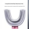 Kids U Shaped Toothbrush Anti-choking Design Food Grade Silicone Bristles Full Teeth Coverage for Toddlers Safe Brushing