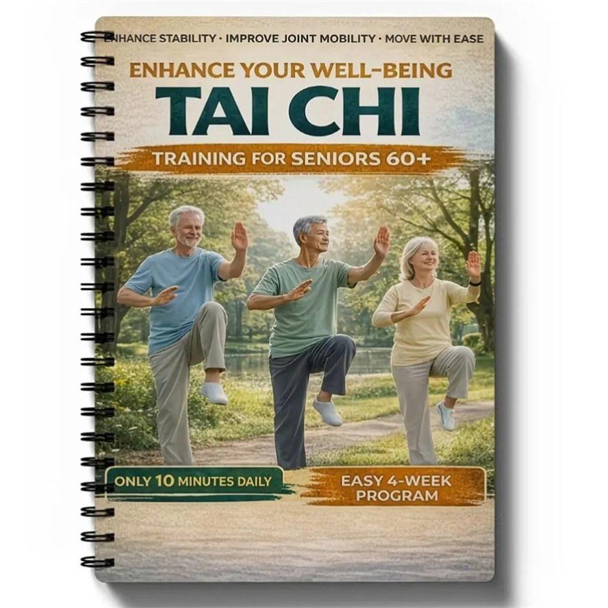 Tai Chi Gehen für Senioren: Ein 28-Tage-sanfter Tai-Chi-Plan für Gleichgewicht, Stabilität, Gesundheit und Bewegung