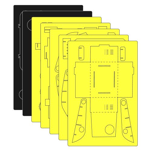 Cars Craft Paper Model: Wheel Loader.