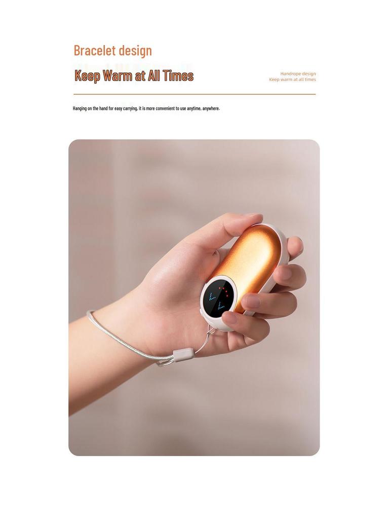 Portable Magnetic Electric Hand Warmer, Fast Heating & High Capacity