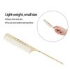 Professional Rat Tail Hair Comb Salon Hairdressing Styling Comb Barber Aluminum Metal Comb