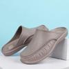 Men's Lightweight Indoor/Outdoor Summer Slippers - Large Size, Soft Bottom, Closed Toe