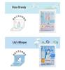 Fu You B6 PU Magnetic Buckle Rose Heartfelt Words Series Cute Girl Character Journal Notebook