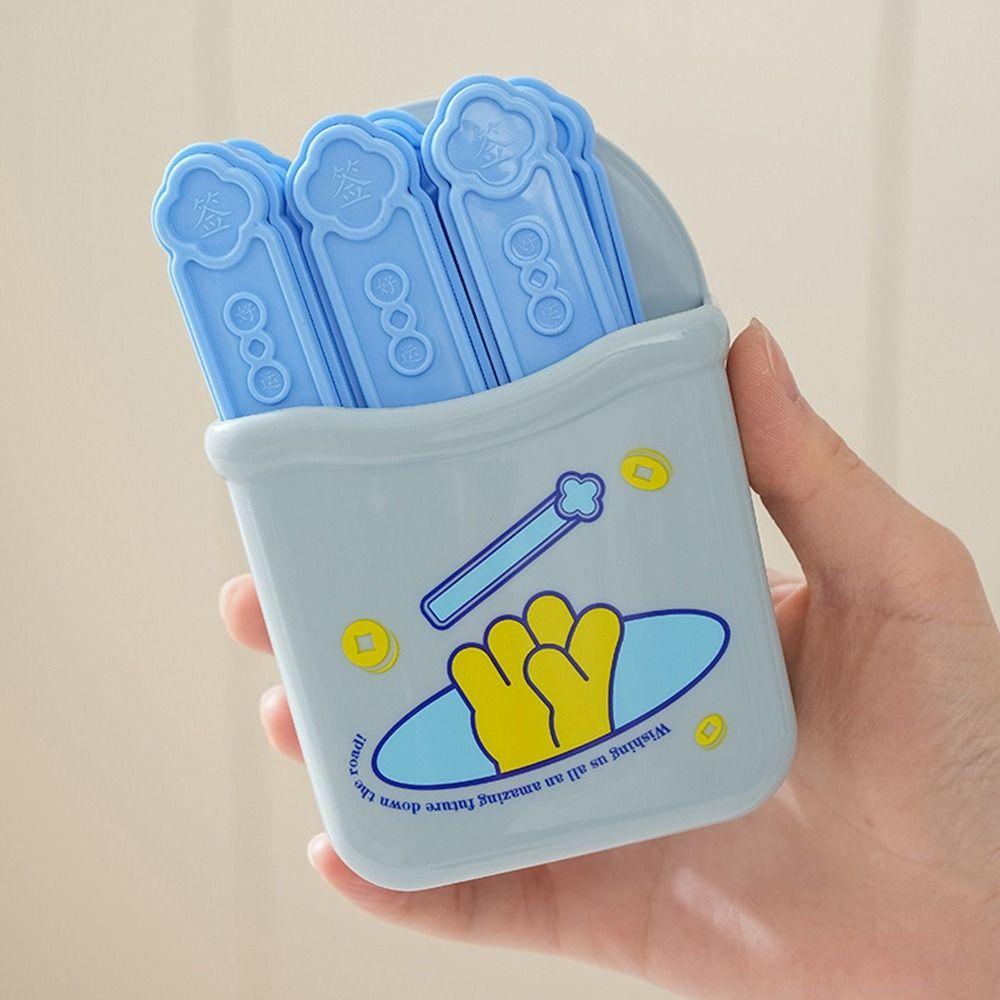 6Pcs Non-Stick Good Luck Sign Ice Cube Mold Homemade Ice Cube Organizer Ice Cube Maker for Home