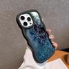 Winter Snowflake Mobile Cell Phone Case for iPhone 17 16 15 14 13 12 11 Air Pro Max Plus Wavy Edge TPU Colorful Cover Luxury