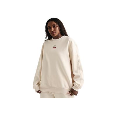Oryginalna bluza oversize z okrągłym dekoltem Ss25 Seria Cherry Modna bluza z długim rękawem Bluza damska Off-White KC3004