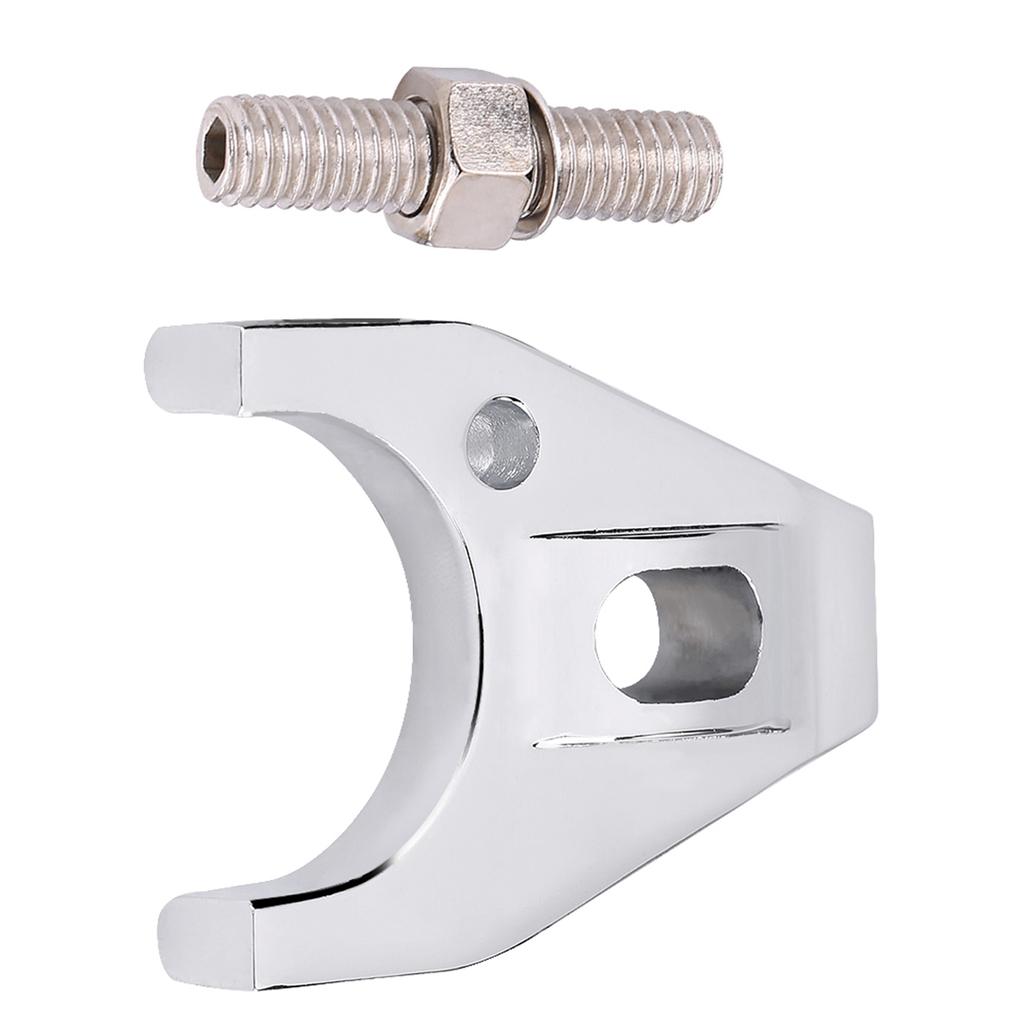 Chrome Billet Aluminum Distributor Clamp Hold Down for Chevy SBC BBC SB BB HEI Electronic