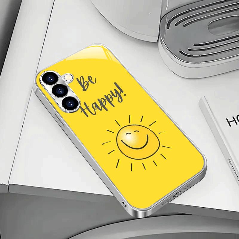 Galvanisierte goldene neue Handyhülle für Samsung Galaxy S26 Ultra S25 Plus S24 S23 S22 fe gehärtetes Glas Künstlerische Texturmuster
