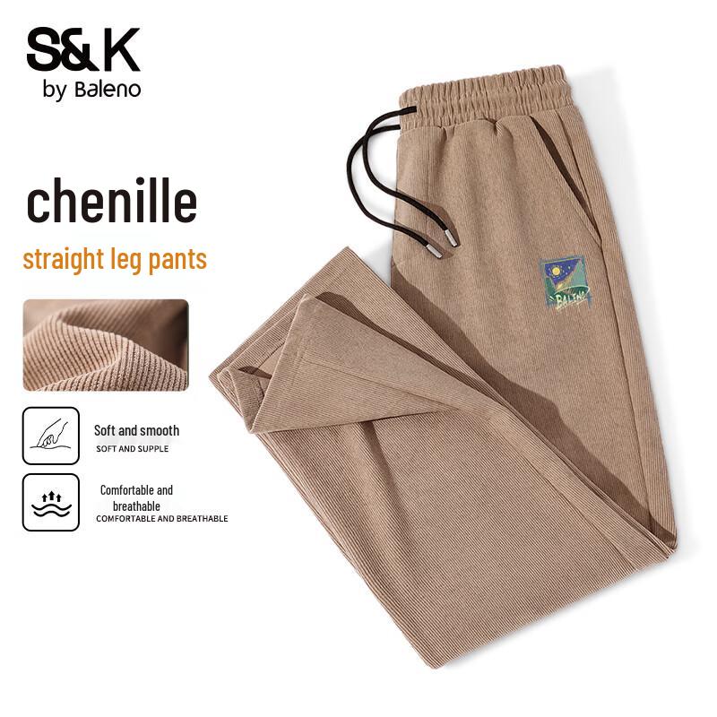 

Baleno Men s S&K Chenille Straight-Leg Casual Pants M