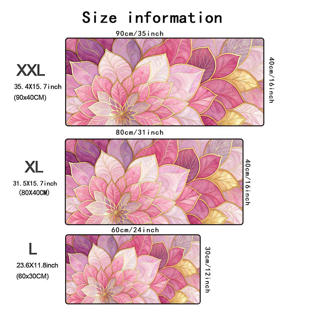 Mouse Pad Sakura Large Gamer Mousepad Pink Cherry Blossom Keyboard Mat XXL Office Mouse Mat Pc Accessories Rubber Desk Mat 90x40