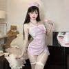 Sexy Lingerie Pure Desire Cute Nurse Uniform Sexy Hip Skirt Small Chest Free Suit Pajamas Women