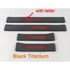 External Door Sill Scuff Plate Cover for Mitsubishi Outlander   2024+ Threshold Strip Pedal Frame Accessories Stickers