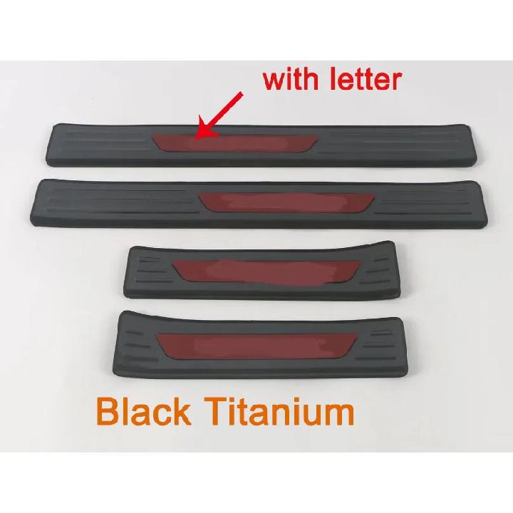 External Door Sill Scuff Plate Cover for Mitsubishi Outlander   2024+ Threshold Strip Pedal Frame Accessories Stickers