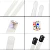 2pcs Pair Transparent Polymer Acrylic Drumsticks Colorful Flash Luminous Replacement Drum Stick for Stage Party
