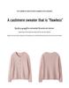 Women's 100% Pure Cashmere Cable Knit Round Neck Cardigan Sweater for Autumn and Winter