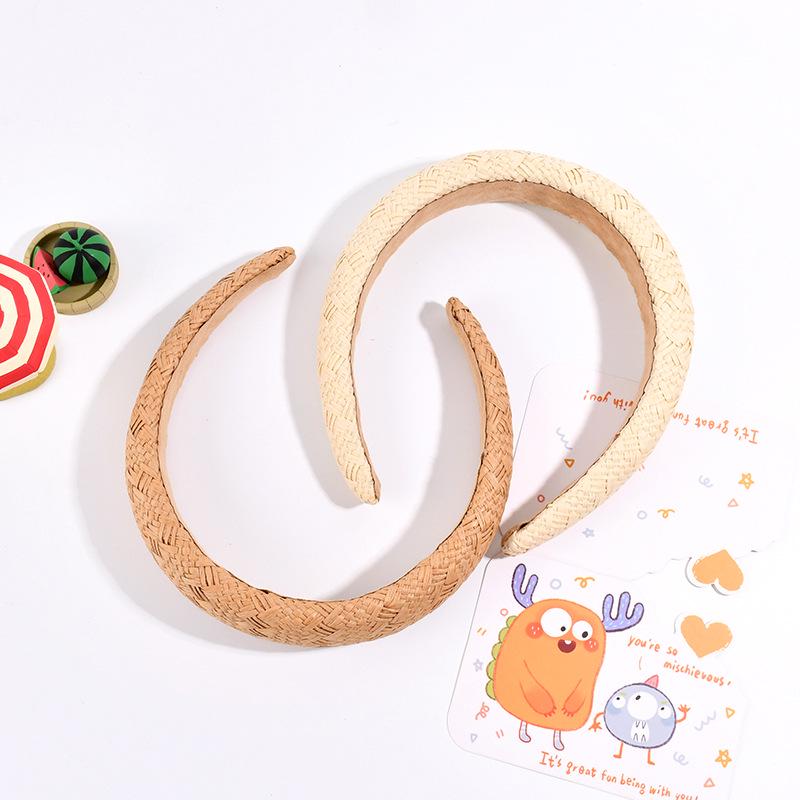 Korean-Style Cotton Linen Headband: Summer Hair Accessory for Women, 2025