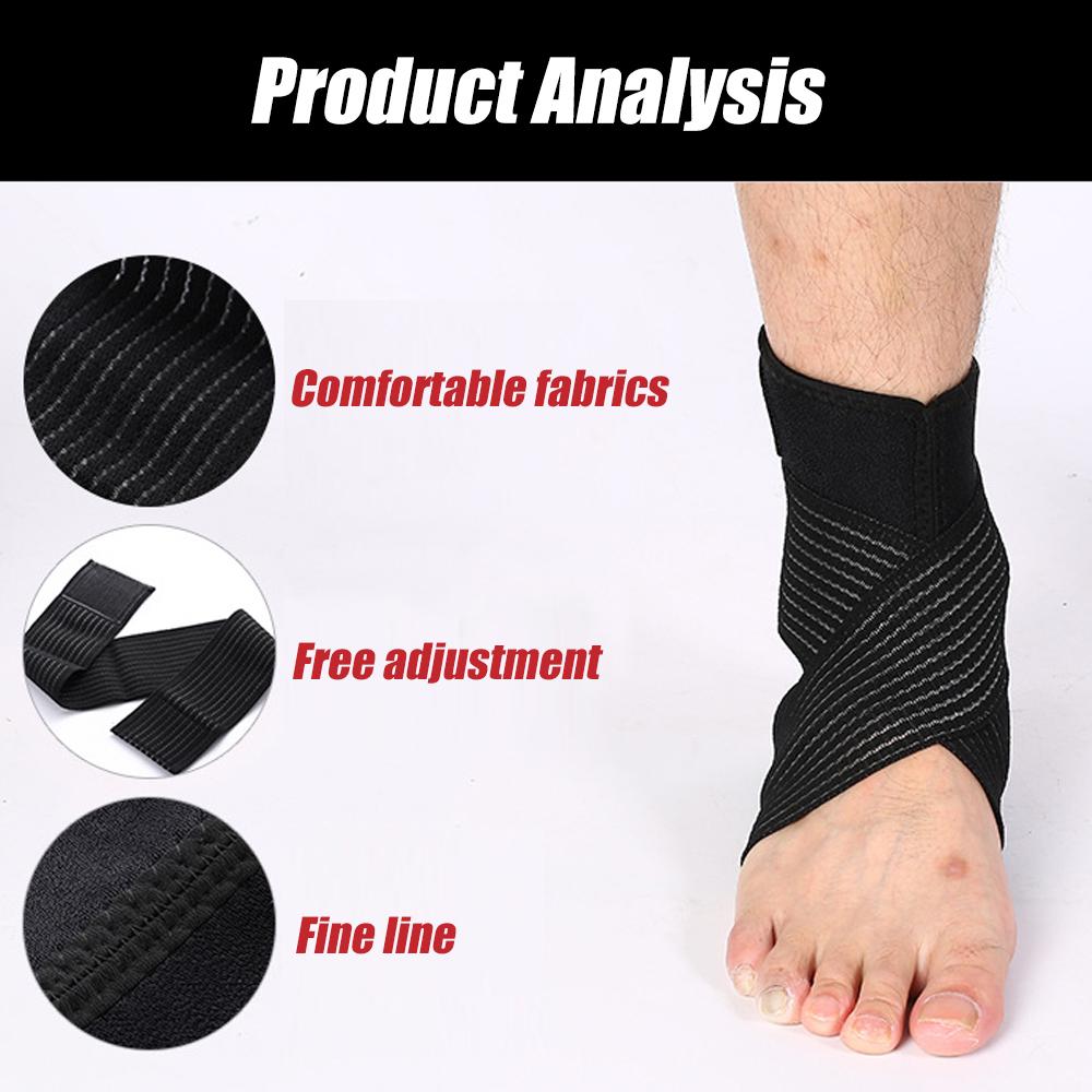 1Set Ankle Brace Breathable&Strong Ankle Brace for Sprained Ankle,Prevent Re-Injury,Adjustable Ankle Support Wrap for Men/women