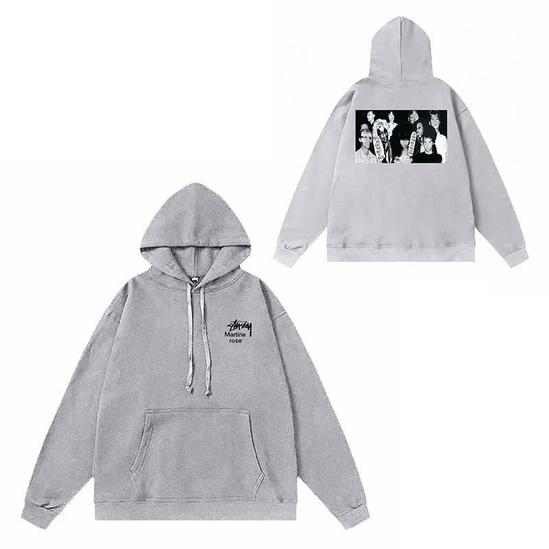 Mens Oversized Hooded Sweatshirt With Letter Print Heavyweight Cotton Winter Streetwear Style
