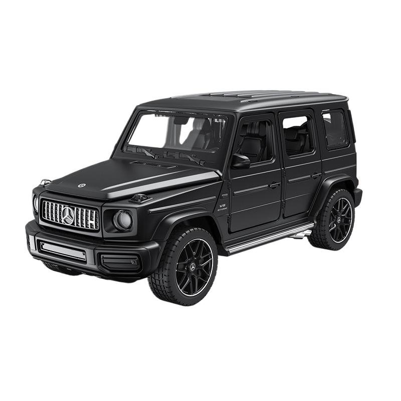 1/32 Benzs G63 SUV Alloy Car Model Diecast Metal Toy Off-road Vehicles Car Model Simulation Sound and Light Collection Kids Gift