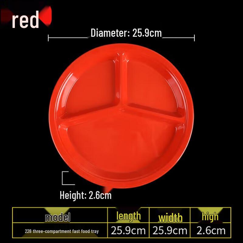 

Melamine Divided Serving Tray