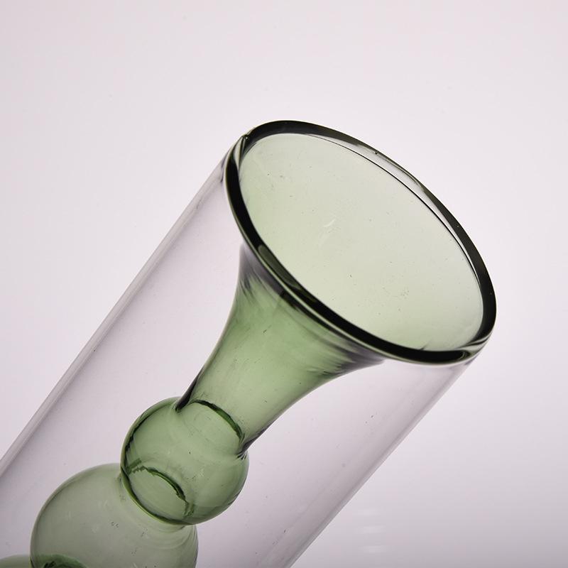 Alien Colored Glass Vase Double Glass Container Hydroponic Flower Vase