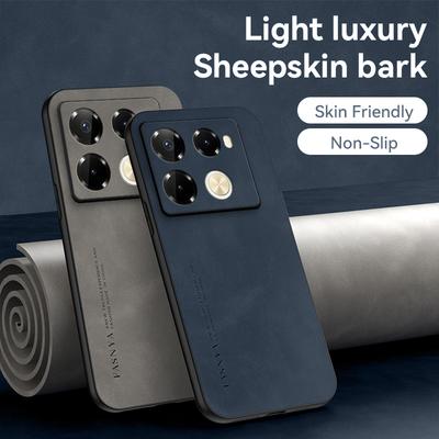 Für Infinix Note 40 Pro 5G Hülle TPU Weicher Stoßfänger Stoßfest Schutz Handyhülle Für Infinix Note 40 Note 40Pro Leder Rückseite