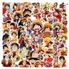 50/100pcs ONE PIECE Anime Stickers Cool Cartoon Decals Kid Toy DIY Stationery Suitcase Car Bike Waterproof Classic Manga Sticker