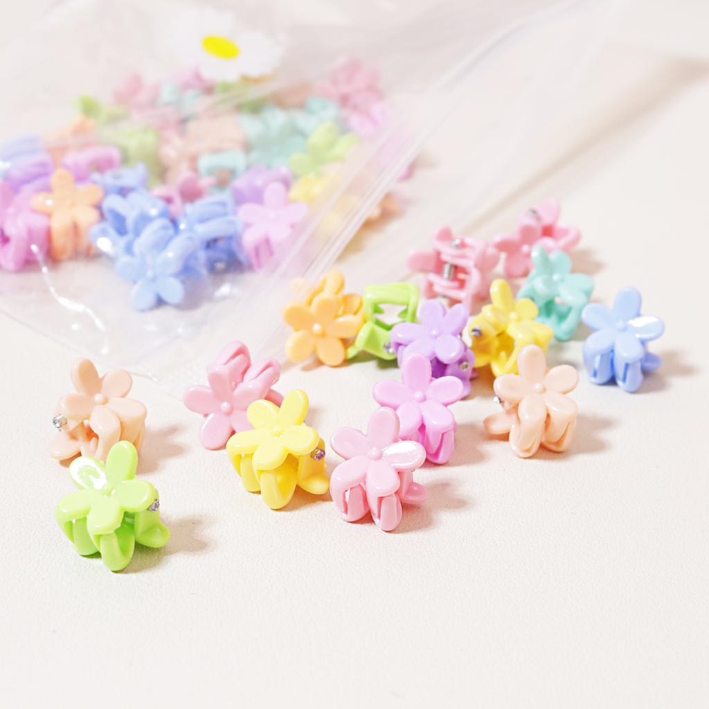 50 Stück Neue Haarspange Mädchen Koreanische Mode Niedliche Mini Haarspange Blume Stern Kaninchen Kopfschmuck Speziell für Echthaarperücken