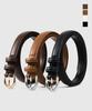 Nuateuseutyudio Basic Slim Round Leather Belt_6Color