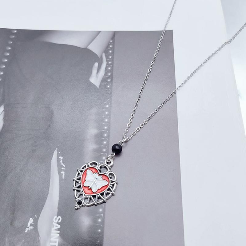 Ocean Theme Necklace Sparkling Mermaids Tail Pendant Choker Minimalisms Cat Butterfly Skull Charm Clavicle Chain Jewelry